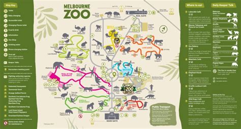 Melbourne Zoo Map March 2021 | PDF | Zoo