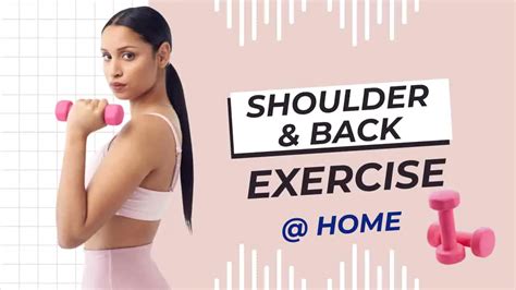 Shoulder and Back Exercises You Can Do At Home - Strengthen Your Upper ...