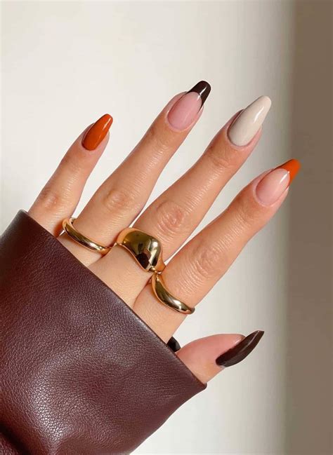 30 Simple Yet Gorgeous Burnt Orange Nail Ideas For A Chic Autumn