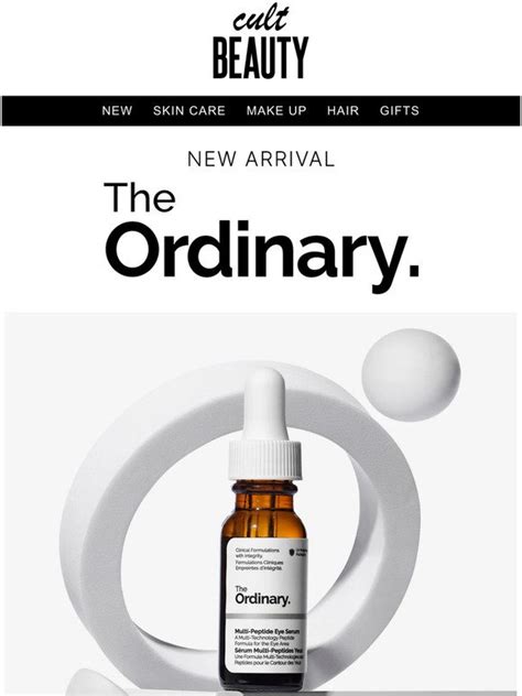 Cult Beauty Ltd Meet The Ordinarys NEW Multi Peptide Eye Serum Milled