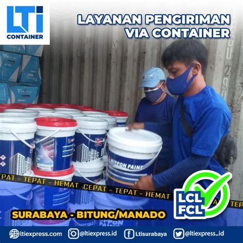 Biaya Ekspedisi Container Surabaya Bitung Murah LTI Container