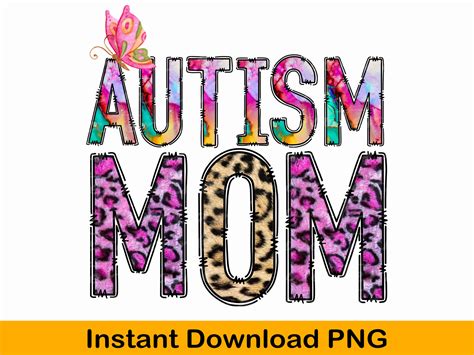 Autism Mom Sublimation Designs Autism Graphic By Deenaenon · Creative