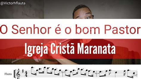 O Senhor é o bom Pastor Arranjo ICM CIAs Flauta Flautim YouTube Music