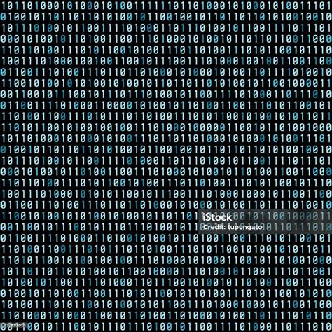 Binary Code Seamless Vector Texture Stock Illustration Download Image