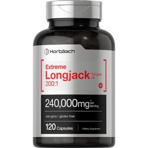 Horbaach Longjack Tongkat Ali 240 000 Mg 200 1 Potent Extract 120