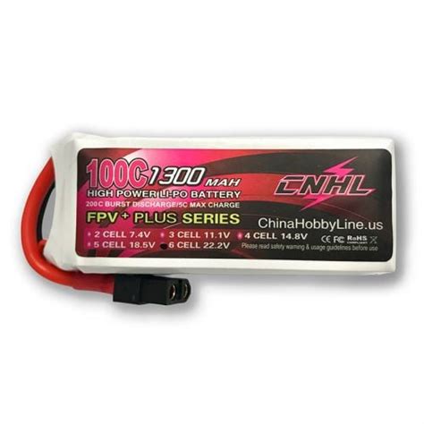 CNHL G PLUS 1300MAH 22 2V 6S 100C LIPO BATTERY MyFPV