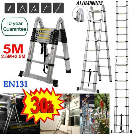 Telescopic Loft Ladder M Collapsible Fold Step Securing Bolt Ft