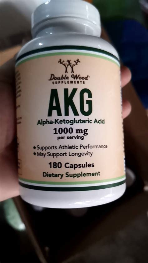 AKG Supplement Alpha Ketoglutaric Acid 1 000mg Per Serving 180