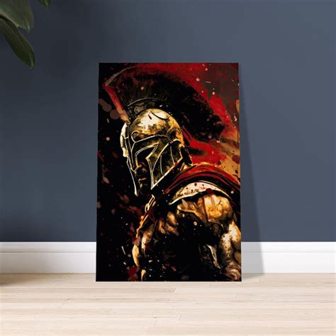 Spartan Warrior at Thermopylae Gritty Horror Comics Style - Etsy