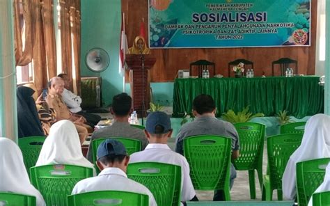 Cegah Peredaran Narkoba Pemda Halteng Intens Lakukan Sosialisasi