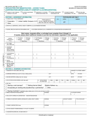 Fillable Online BOE 400 ETC S2F REV Fax Email Print PdfFiller