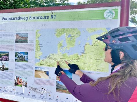 R Bord Euroroute Europaradweg Belle Kampeerwijzer