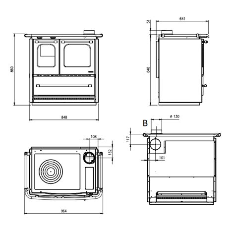 Cucina A Legna La Nordica Modello Sovrana Easy Evo Di Kw