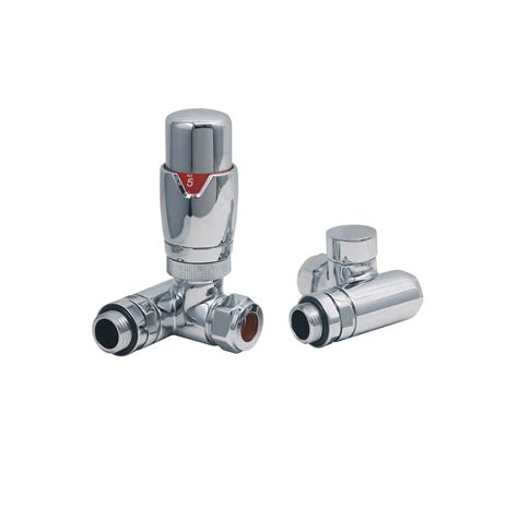 Corner Dual Fuel 15mm Trv And Lockshield Valves Chrome Pair 690100 Plumbsave