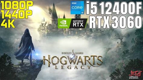 Hogwarts Legacy I5 12400F RTX 3060 1080p 1440p 4K Benchmarks