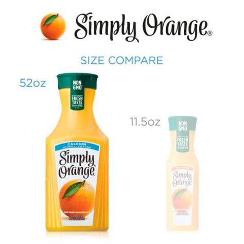 Simply All Natural Orange Juice With Calcium Fl Oz Qfc