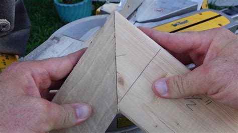 How To Miter Cut Two Different Width Boards Easy To Follow