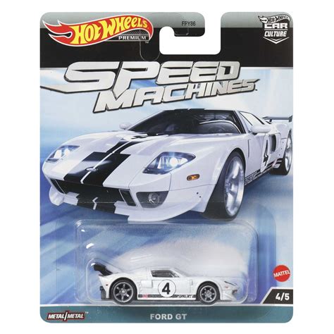 Игрушечная машинка Hot Wheels коллекция SPEED MACHINES модель FORD GT масштаб