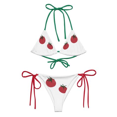 Tomato Girl Bikini Italian Bikini Pasta Tomato Girl Euro Girl Summer Shirt Pasta Shirt