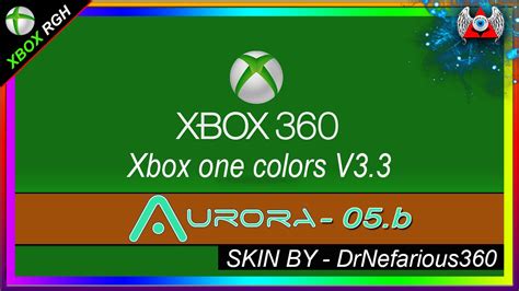 Skin • Aurora 0 5b • Xbox One Colors V3 3• Para Rgh Youtube