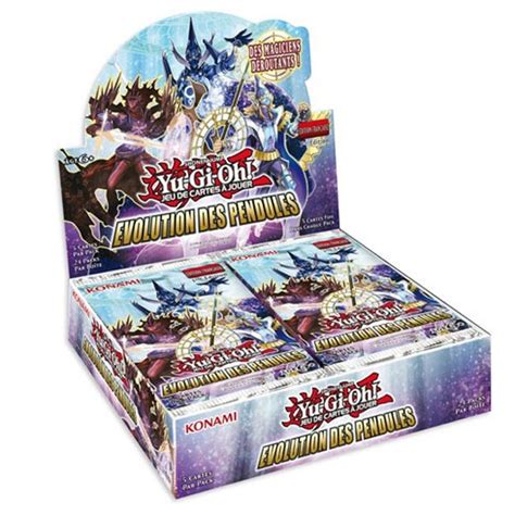 Booster Boite De Boosters Evolution Des Pendules Yu Gi Oh Ultrajeux