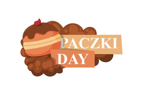 Paczki Day background. 18838708 Vector Art at Vecteezy