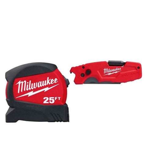 Milwaukee 25 Ft X 1 316 In Compact Wide Blade Tape Measure W15 Ft