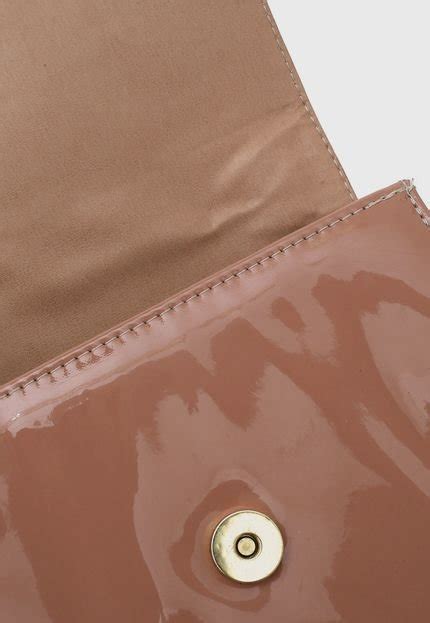 Bolsa Santa Lolla Verniz Nude Compre Agora Dafiti Brasil