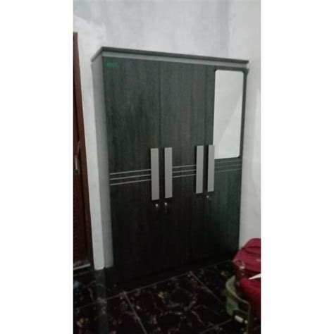 Jual Lemari 3 Pintu Sonoma Black Shopee Indonesia