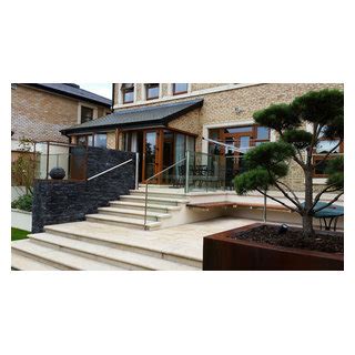 Split Level Patio Contemporain Terrasse Et Patio Dublin Par