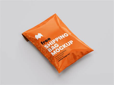 Shipping Bag Free Mockup Free Mockup World