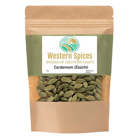 Kerala Western Spices Whole Green Cardamom 250g Idukki