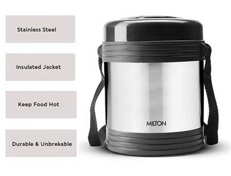 Stainless Steel Milton Tiffin Box, For Office, School at Rs 800/piece in Bengaluru