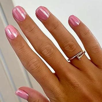 Amazon Glamermaid Extra Short Press On Nails Nude Pink Fake Nails