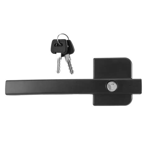 Left Exterior Outside Door Handles With Key Black New For DAF XF95