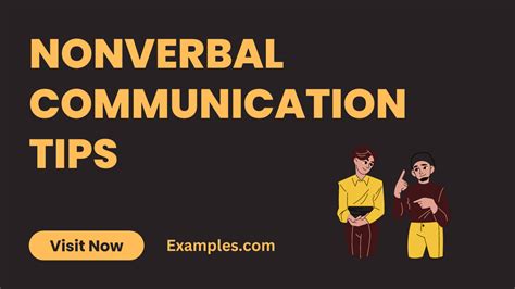 Nonverbal Communication Tips Example Pdf