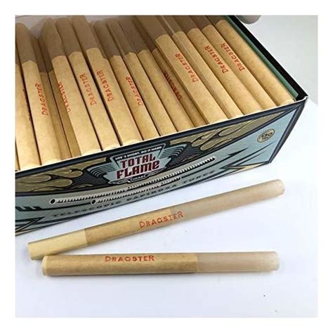 Dragster Organic Rolling Papers With Filter Pre Rolled Telescopic