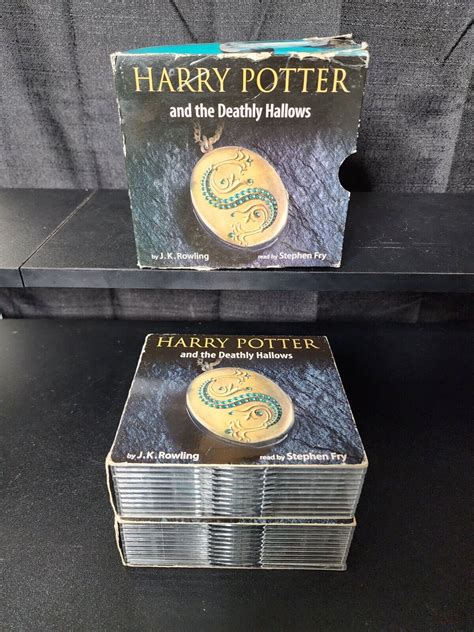 Harry Potter And The Deathly Hallows Audio Book Collection 20 Cd Story Stephen Fry Ebay