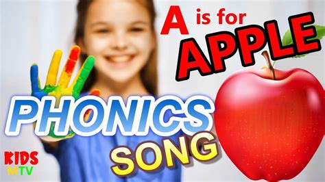 Phonics Song For Kids With Lyrics Abc Songs For Children 🍎 A Is For