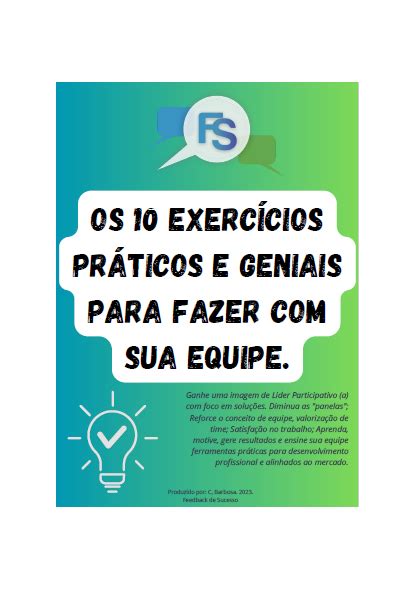 10 Exercícios Práticos e Geniais para Fazer sua Equipe Feedback