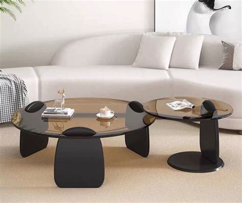 BLACK COFFEE TABLE SET – Glamz Deco