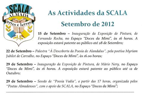 Scala A Sua Hist Ria E As Suas Gentes As Actividades Da Scala Em