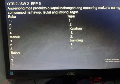 Paki Sagot Po Ng Maayos Plss Kailangan Ko Po Ngayon Brainly Ph