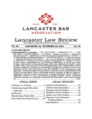 Fillable Online Steps For Placing A Legal Notice In The Lancaster Law