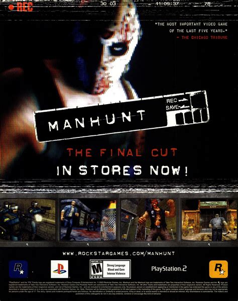 s On Sale Manhunt 2 (Playstation 2 / PS2 Ps2 Game