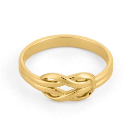 Infinity Ring Knot Ring Infinity Knot Ring 14k 18k Gold Promise Ring