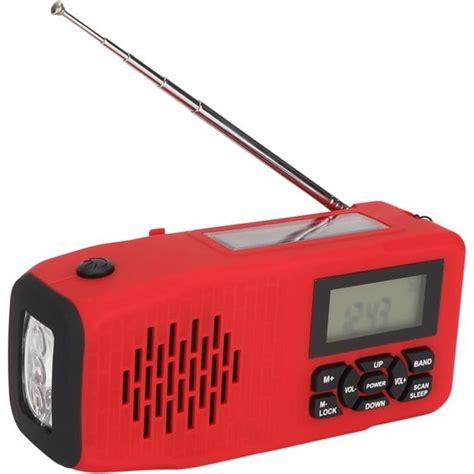 Radio Météo À Manivelle Solaire Noaa Am Fm Radio D Urgence Portable