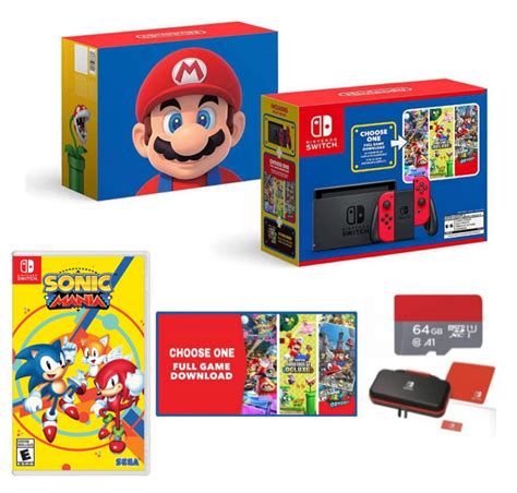 Nintendo Switch Mario 40th Edition Red Joy Con Choose One Of Three