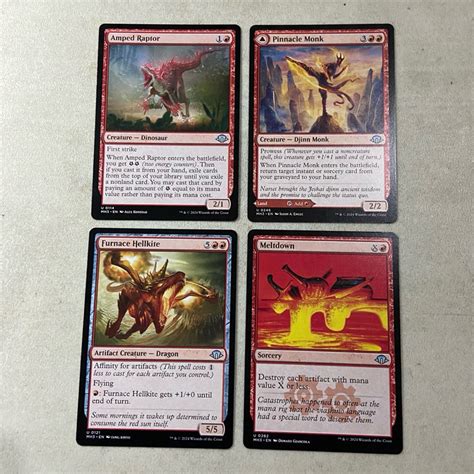 Amped Raptor Pinnacle Monk Furnace Hellkite Meltdown Mh3 Modern