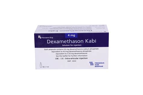 Dexamethason Kabi 4mg ml Bidiphar H 50 ống